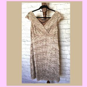 Beaded Stretch Sheath Dress